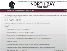 Tablet Screenshot of northbayshipping.com